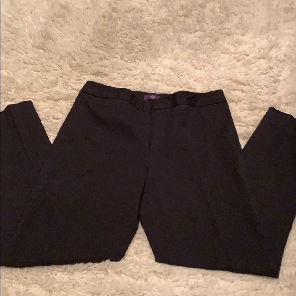 EUC NYDJ Black Ankle flat front size 4 pants